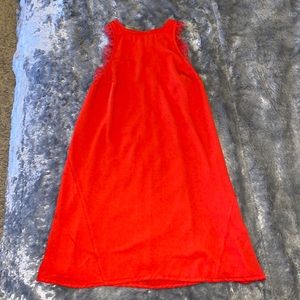 H&M flowy red dress